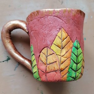 Чашка "Осенние листья"