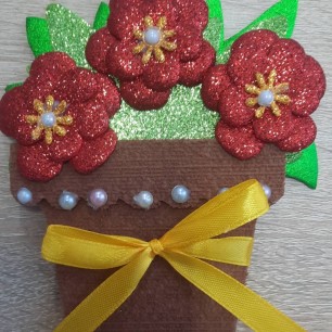 Открытка из фоамирана