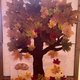 Коллективная работа "Осеннее дерево"