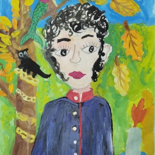 У Лукоморья дуб зеленый.....