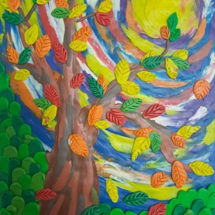 «Листопад, листопад! Листья по ветру летят!»