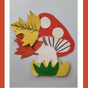 Грибочек в траве