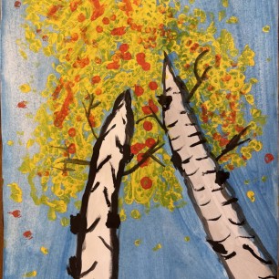 Осенние берёзы