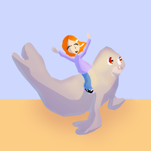 Плакат ,,я и мой друг морской котик''