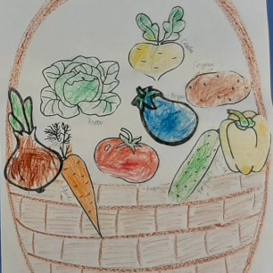 "Корзинка с овощами"