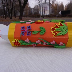 Объемный карандаш  «Цветочное настроение»