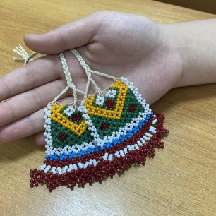 Ряски височные. По мотивам украшения женского праздничного костюма Брянской области XIX в.