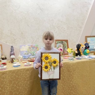 Букет подсолнухов