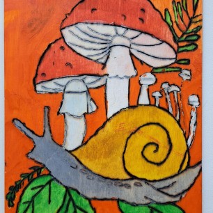 В осеннем лесу!