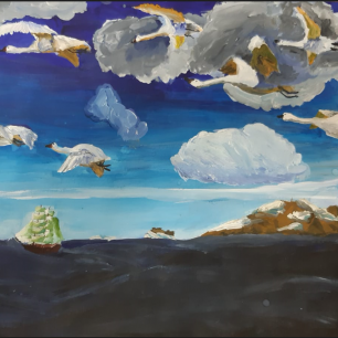 Птицы над морем