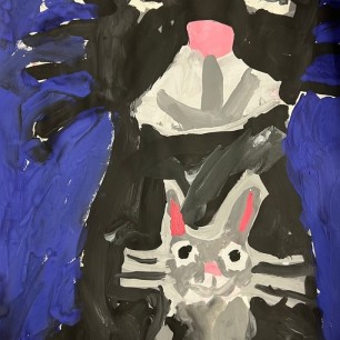 "Кошка с котенком"