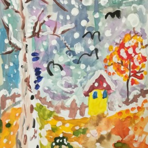 Встреча осени с зимой.