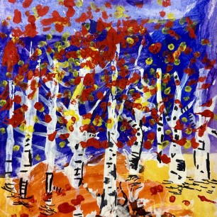 «Березки осенью»