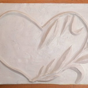 Скульптура. Розетка. Растительный орнамент