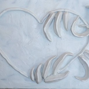 Скульптура. Розетка. Растительный орнамент