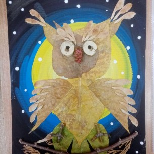 Филин на суку