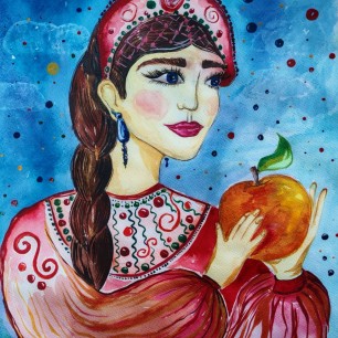 "Царевна и яблоко"
