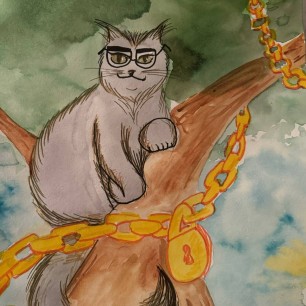 Кот ученый