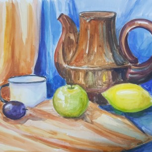 Натюрморт - красочный предметный мир
