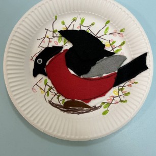 «Снегирь на дереве»