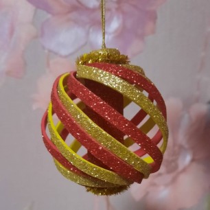 Новогодняя игрушка из фоамирана