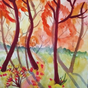 Прогулка в осеннем лесу