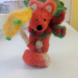 Лисичка под дождем