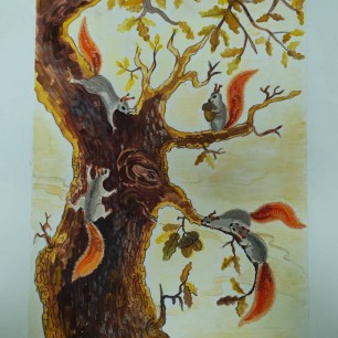 Золотой дуб