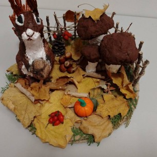 "Осеннее угощение для белочки"