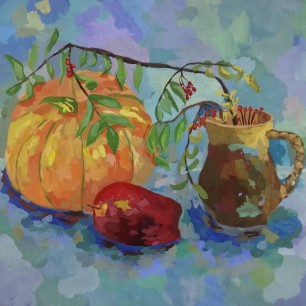 Натюрморт с тыквой