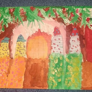 Ожидание новогоднего чуда у камина