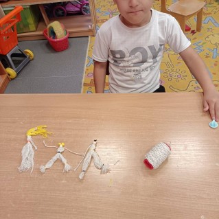 Куколки в технике макраме