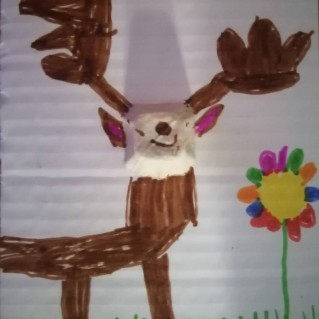 Лесной олень