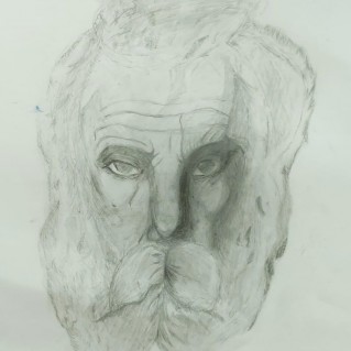 Портрет И.В.Попова. Копия. 1941 г.