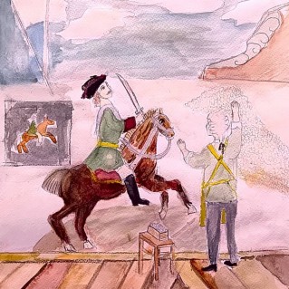 «Полтавская баталия» — мозаичная картина, созданная Михаилом Васильевичем Ломоносовым и посвящённая победе Петра I в Полтавской битве.