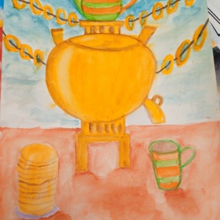 "У самовара"