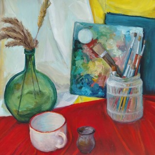 Натюрморт с палитрой