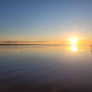 Закат на Белом море