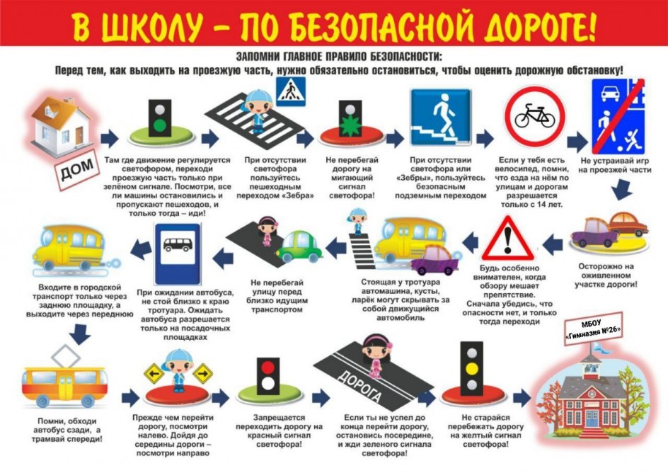В ШКОЛУ- ПО БЕЗОПАСНОЙ ДОРОГЕ!
