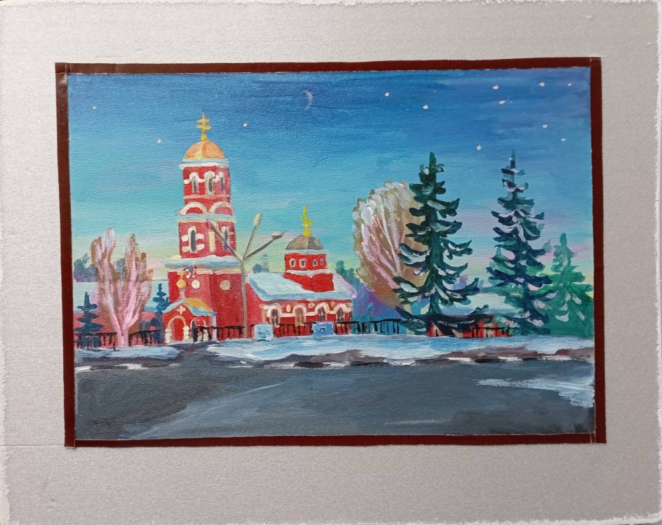 Родной пейзаж на пеноплексе