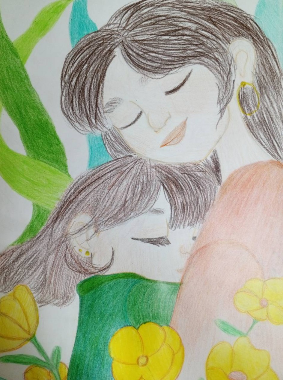Рисунок " Мамина любовь"