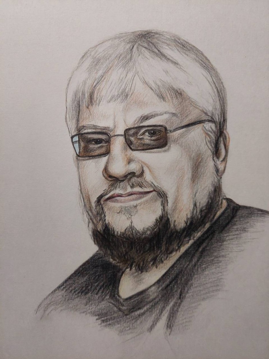 "Портрет друга Кирилла Гусарова"