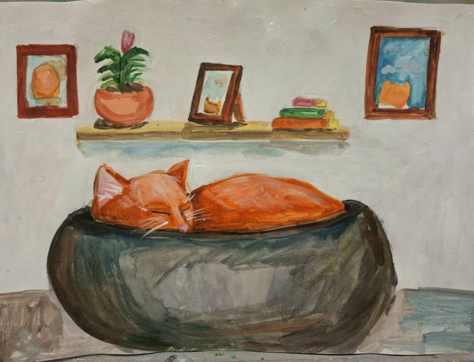 Рыжий кот