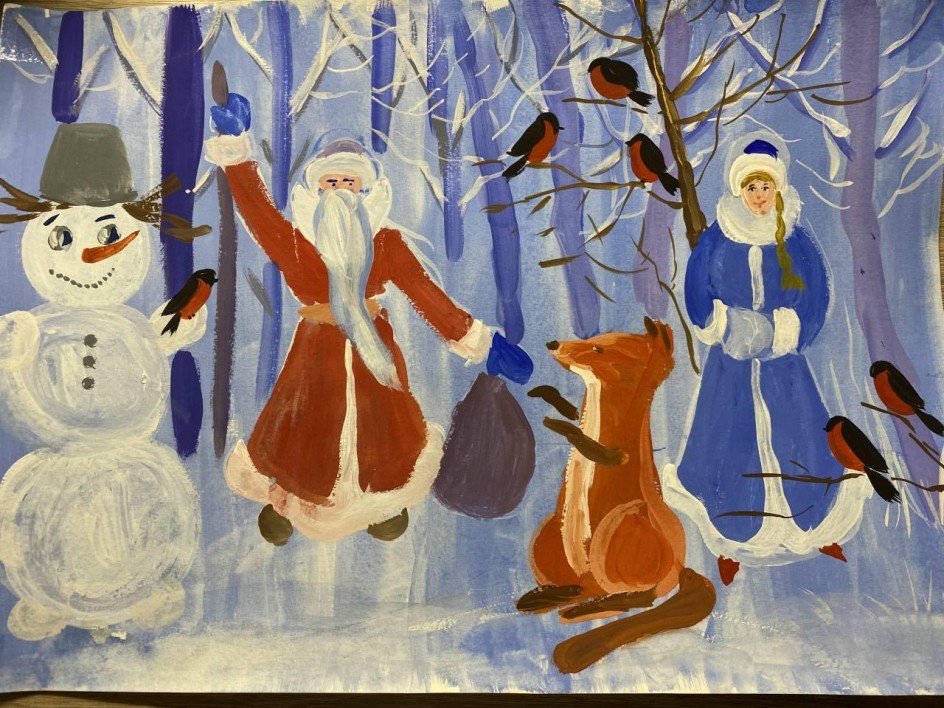 В компании с Дедом Морозом