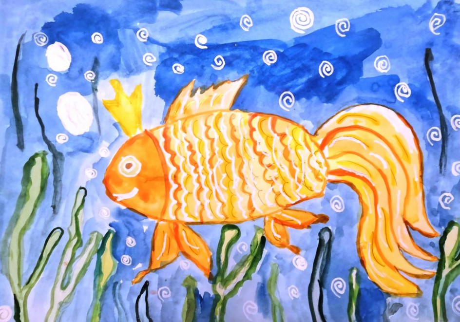 Золотая рыбка.