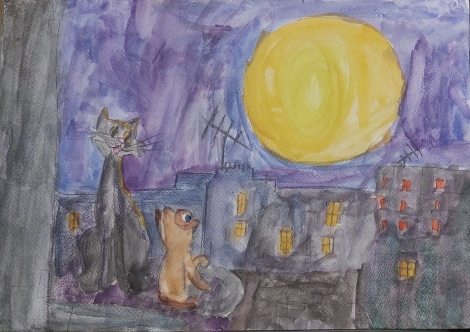 Иллюстрация к мультику Котёнок по имени Гав - секретный язык