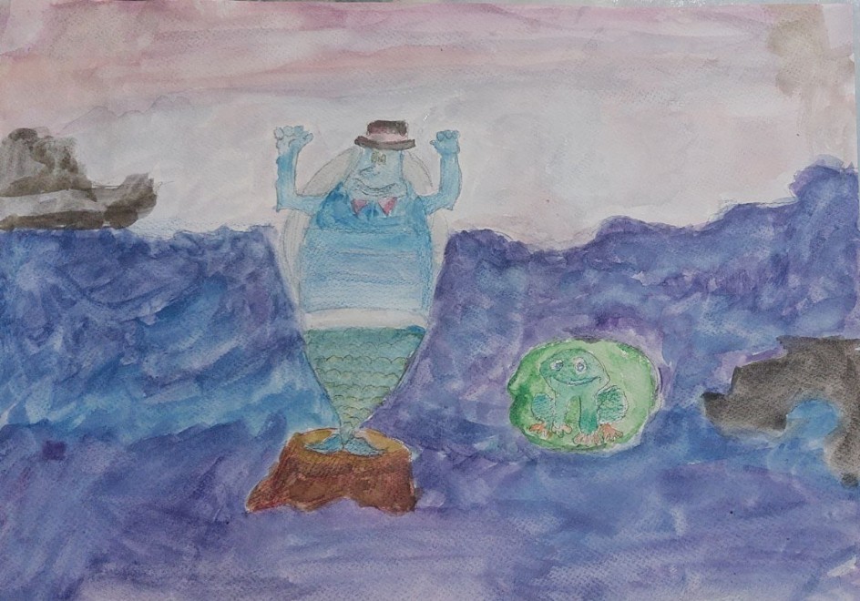 Иллюстрация к мультику Летучий корабль