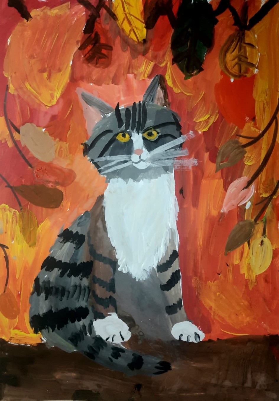 Осенний котик