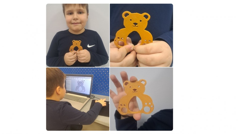 Мишка для мамы (3D-модель)