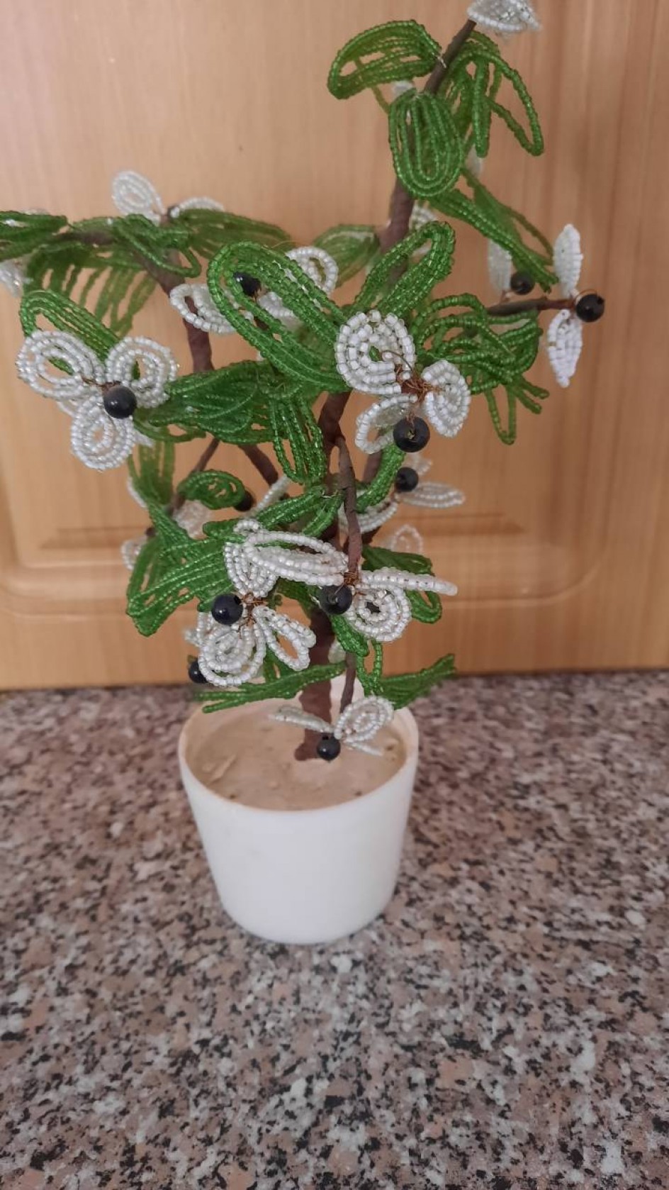Букет из бисера